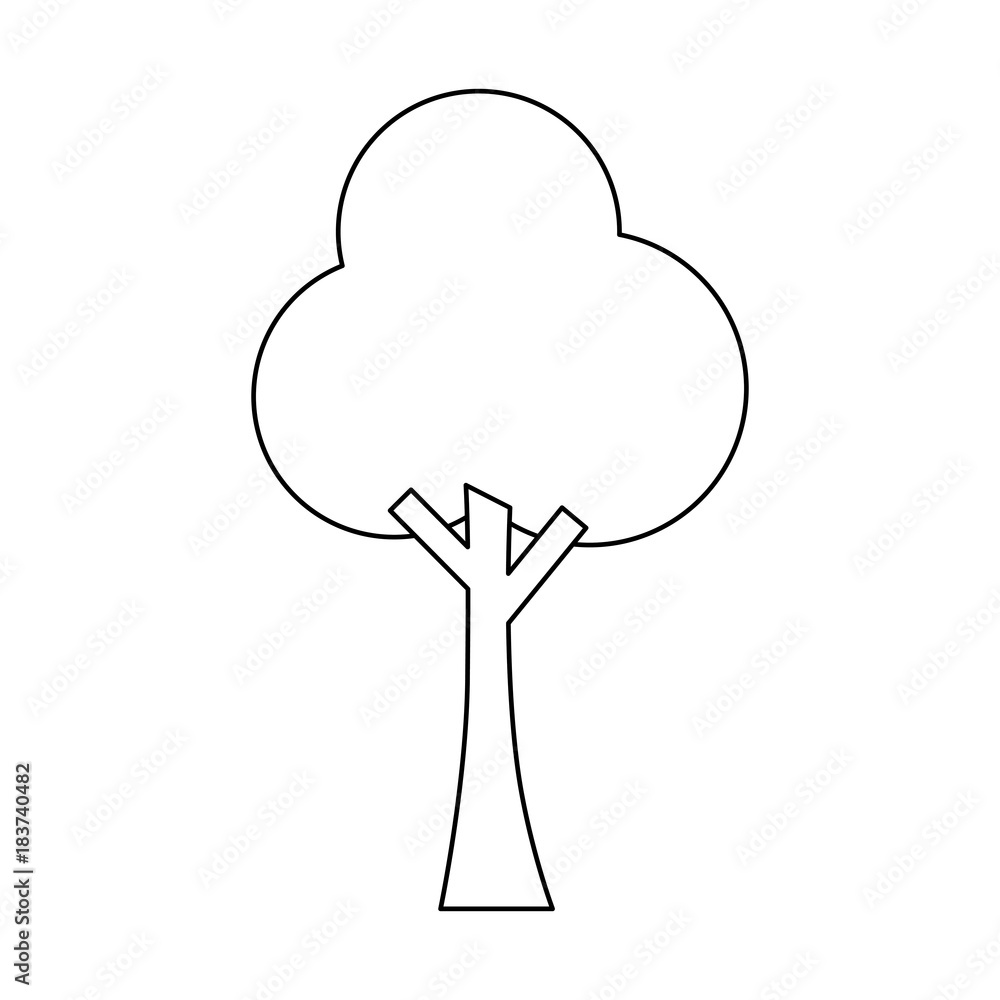 single tree icon image vector illustration design single tree icon image vector illustration design