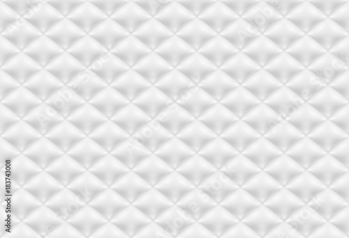 Seamless pattern white quilted fabric © Кseniia_designer