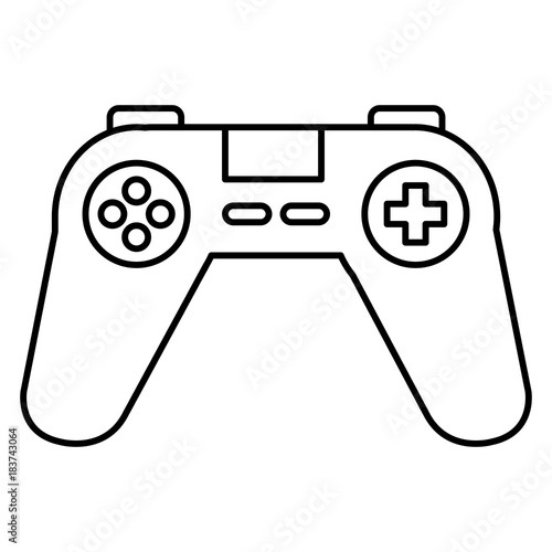 video game control isolated icon vector illustration design