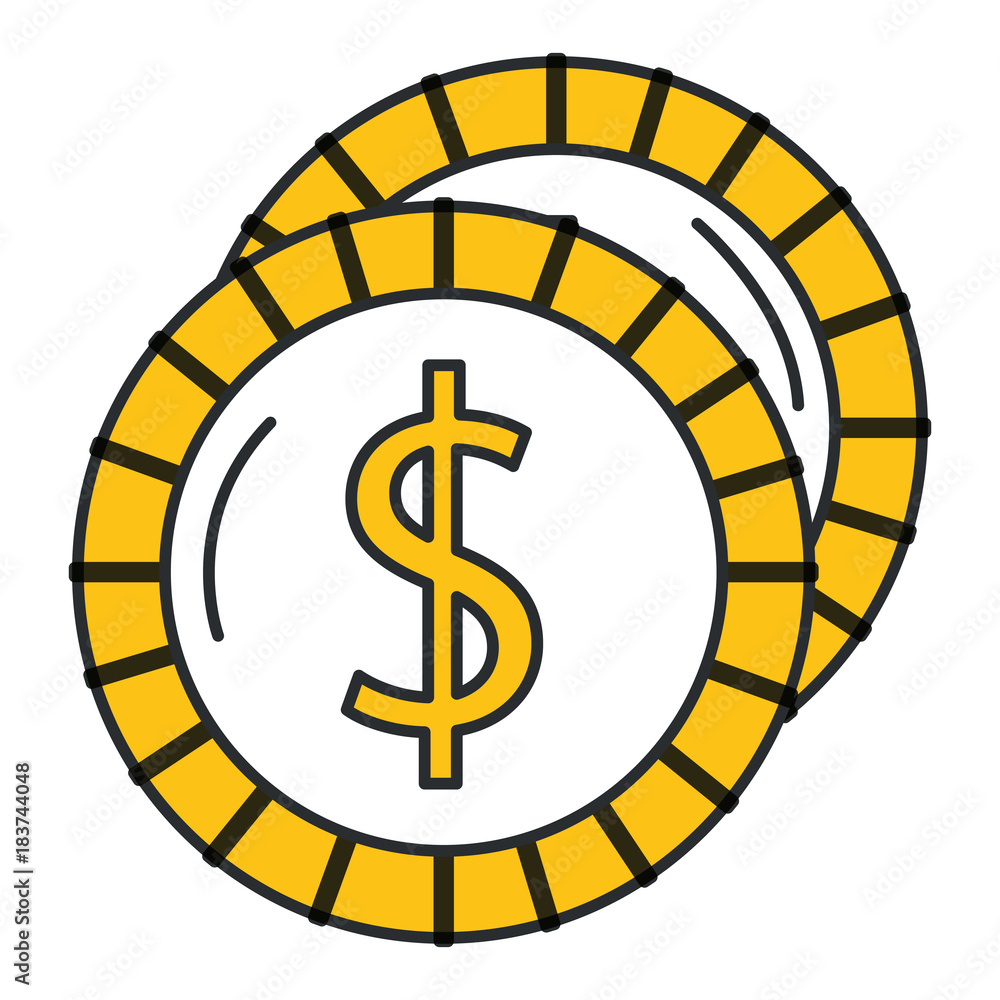 coin money isolated icon vector illustration design coin money isolated icon vector illustration design