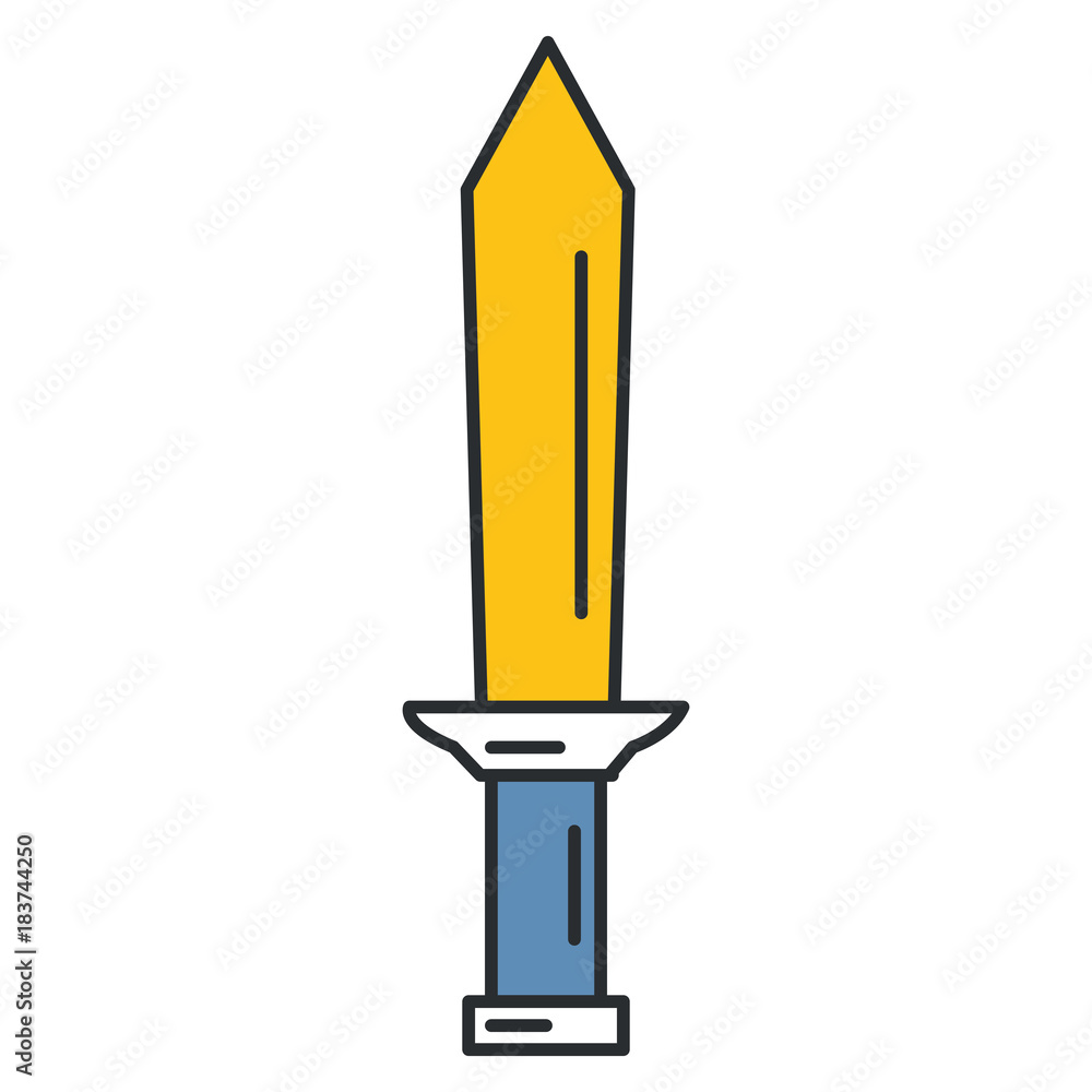 warrior sword isolated icon vector illustration design warrior sword isolated icon vector illustration design
