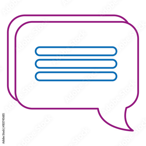 speech bubble isolated icon vector illustration design