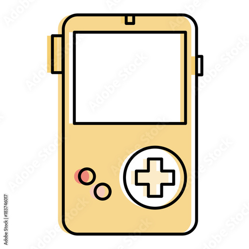 portable game video device vector illustration design