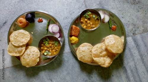 Obraz na płótnie Indian food disc testy & delicious