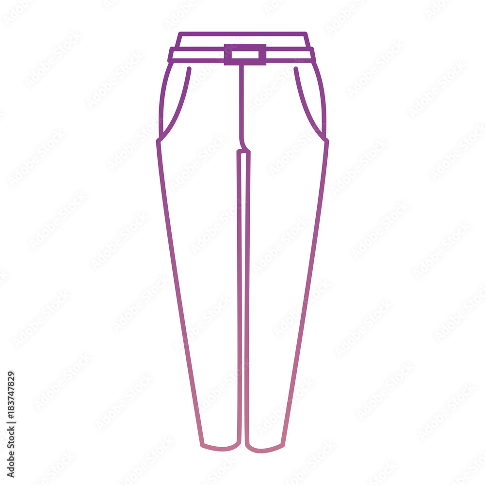 elegant pants for women vector illustration design