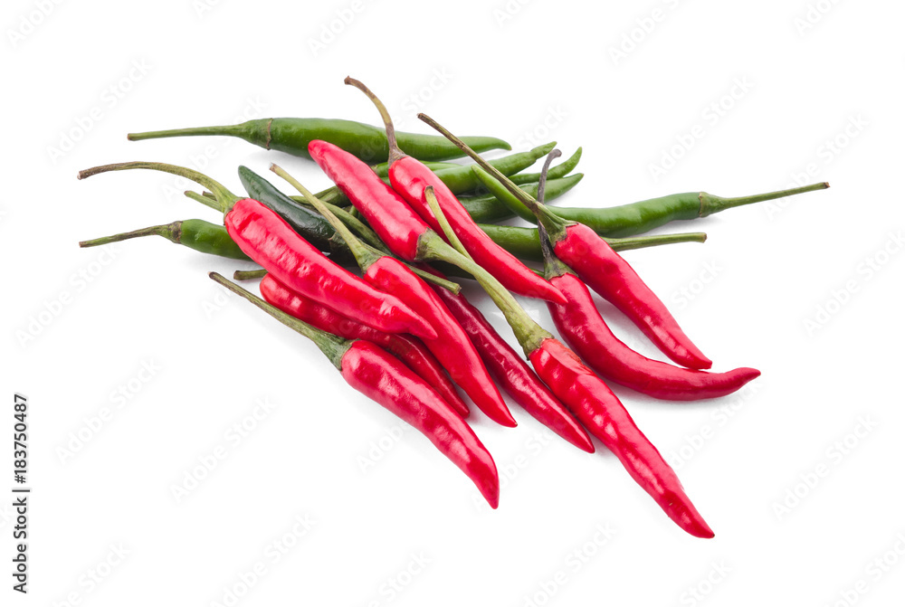 Chili pepper isolated on a white background Chili pepper isolated on a white background