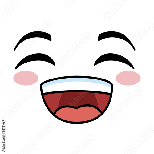 happy emoji face icon vector illustration design