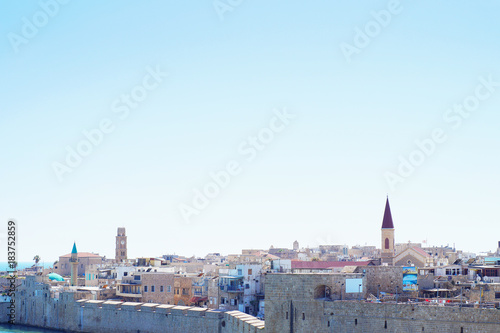 View of the old city of Acre (Akko, Acco), Israel