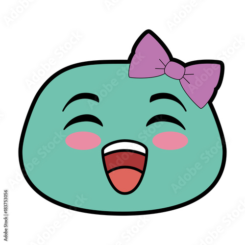 happy emoji face icon vector illustration design