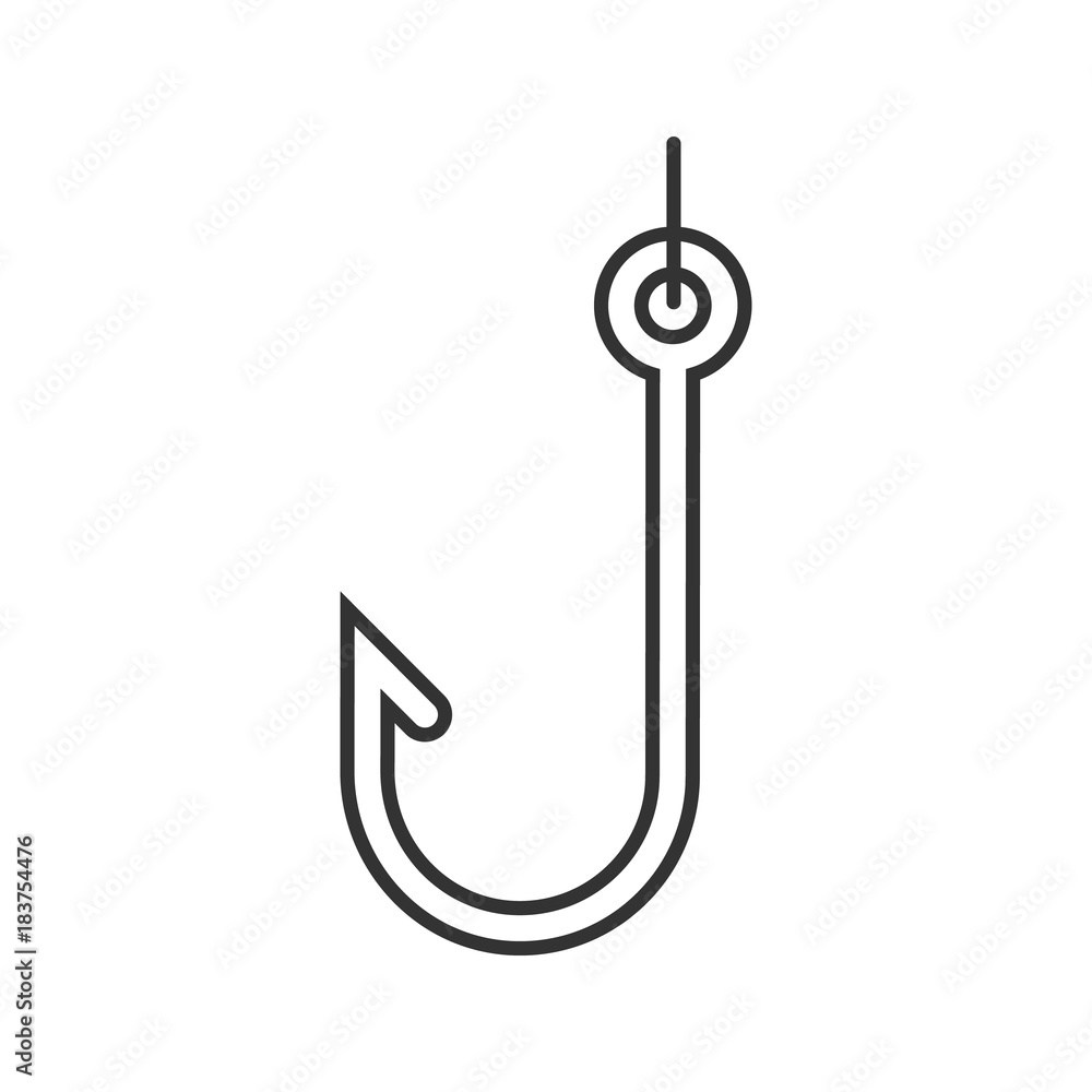Hook linear icon Hook linear icon