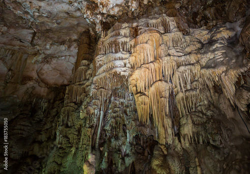 Karst cave in Chatyr-Dag mountain in Crimea