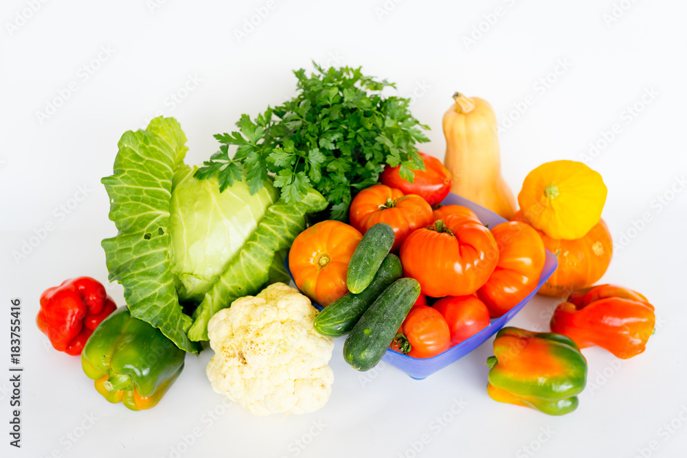 Assortment of fresh vegetables Assortment of fresh vegetables