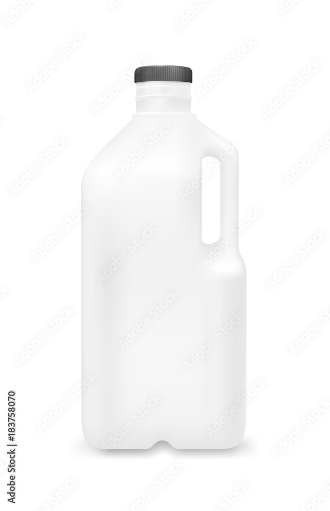 Plastic bottle with handle for milk and juice Plastic bottle with handle for milk and juice