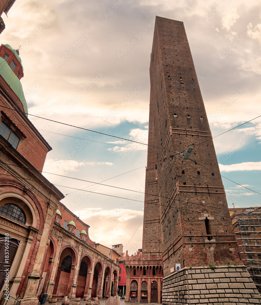leaning medieval towers of Bologna