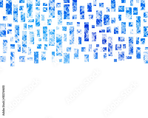Blue abstract modern art pattern  illustration