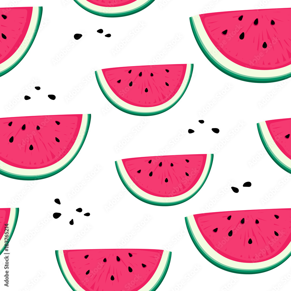 Watermelon fresh seamless pattern. Watermelon fresh seamless pattern.
