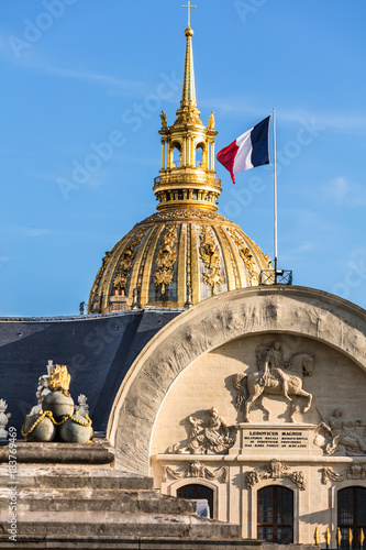 Les Invalides (The National Residence of the Invalids). Paris, France photo