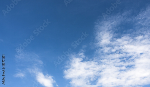 blue sky with clouds