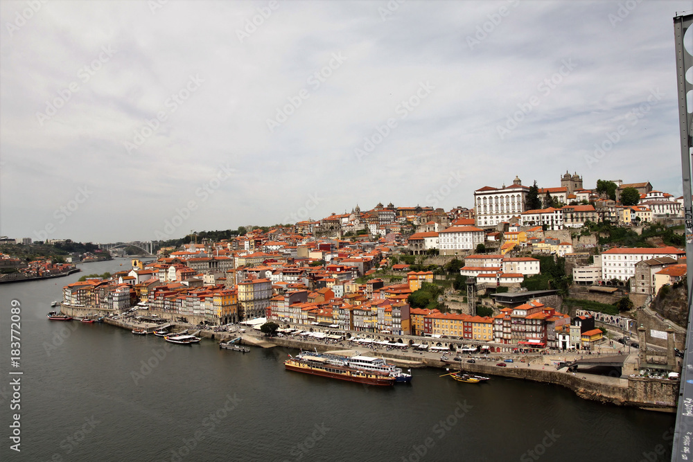 Portugal, rive droite de la Duro à Porto