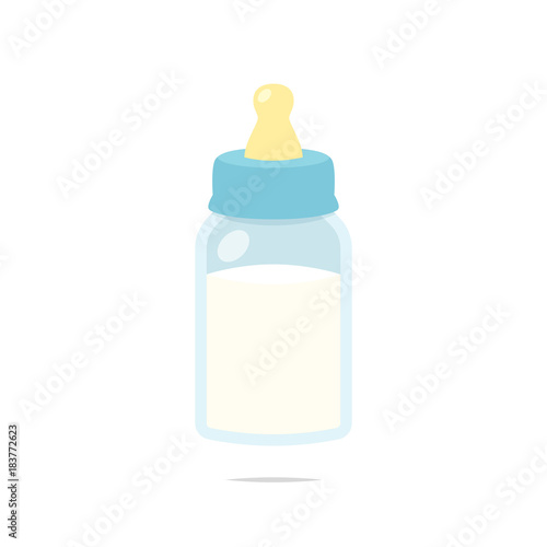 Baby bottle vector