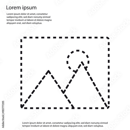 Gallery Icon - Outline Vector