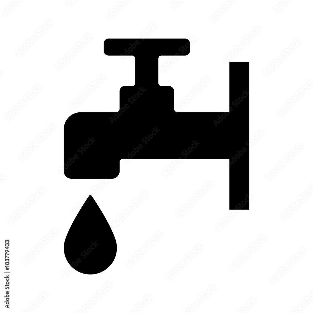 faucet water icon vector faucet water icon vector