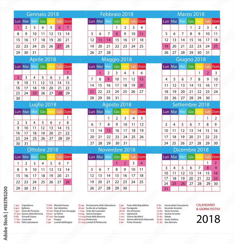 11+ 9 Luglio Calendario agenda mensile da tavolo