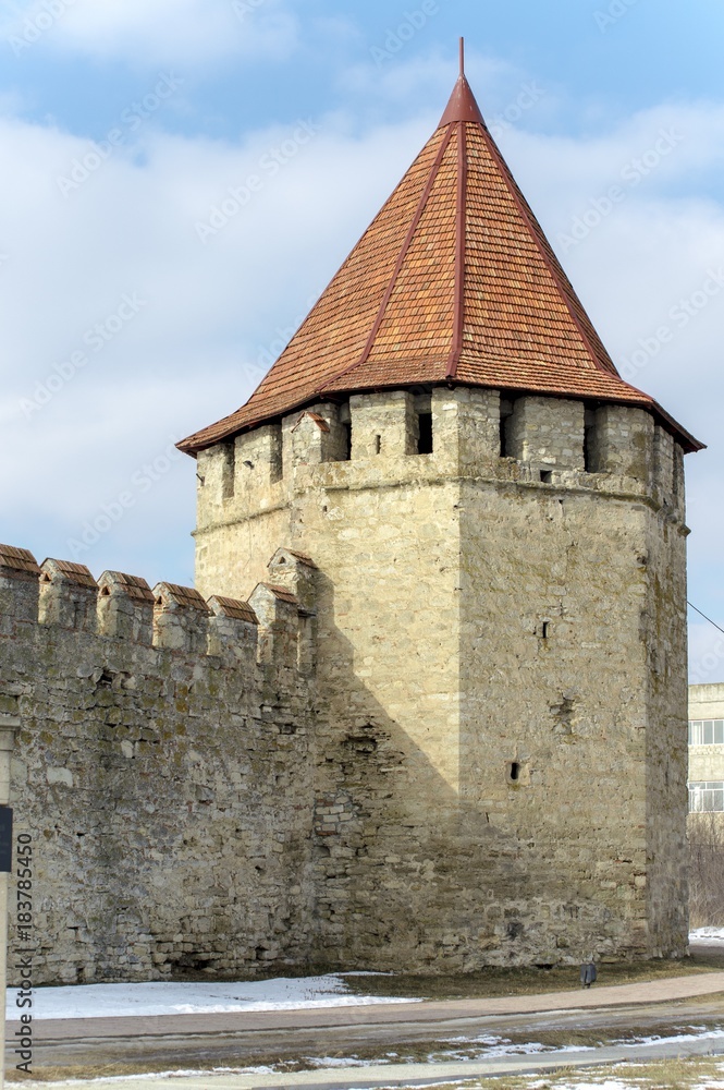 old fortress in winter old fortress in winter