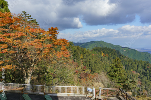 Beautiful landscape near Mount Hiei station