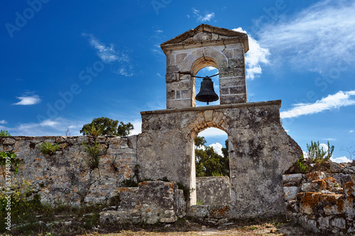 Orthodox chapel in the Venetian fortress of Agia Maura at the Greek island of Lefkada.