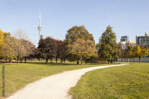 Canvas Print Park in the city of Toronto, Canada