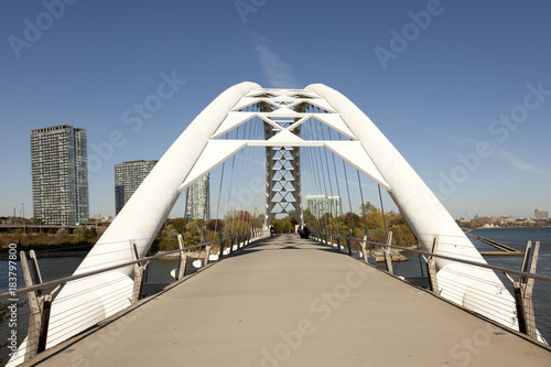 Canvas Print Pedestrian Bridge in Toronto, Canada