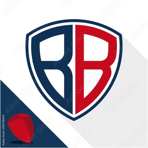 Icon logo / shield badge with a combination of B & B initials Free Download Icon logo / shield badge with a combination of B & B initials - GFXLoad