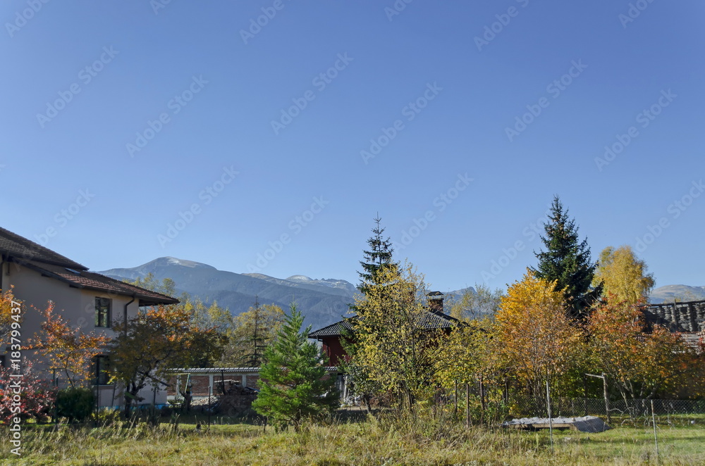 Scene with mountain top, valley, forest, glade and residential district of bulgarian village Govedartsi, Rila
mountain, Bulgaria Scene with mountain top, valley, forest, glade and residential district of bulgarian village Govedartsi, Rila
mountain, Bulgaria