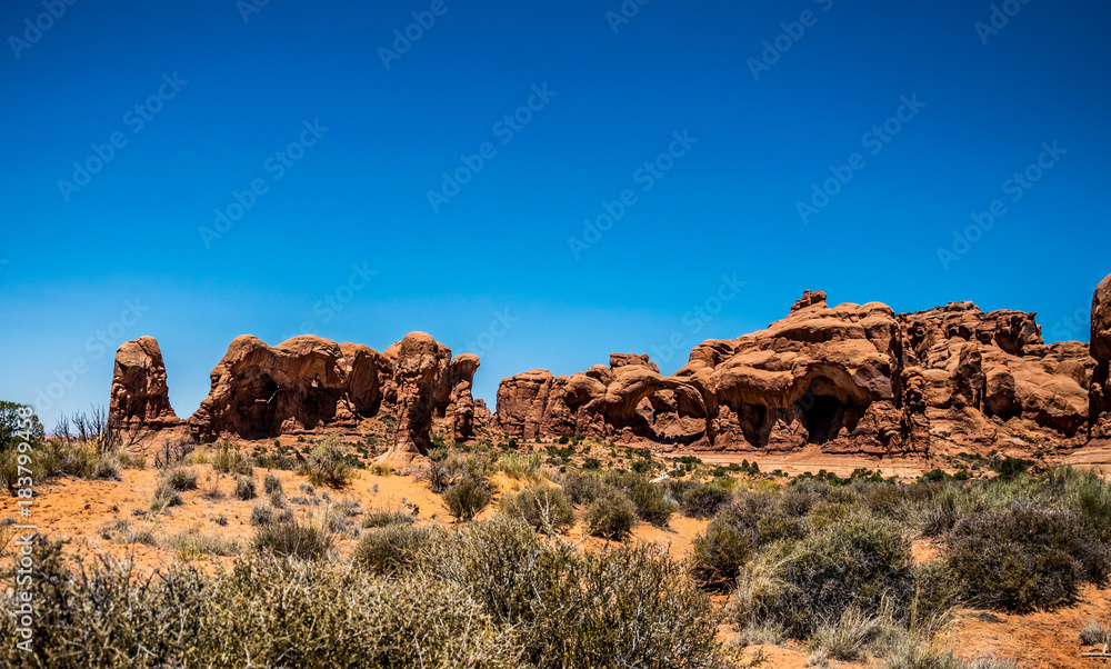 Fototapeta premium Arches National Park, Moab Desert, Utah, United States