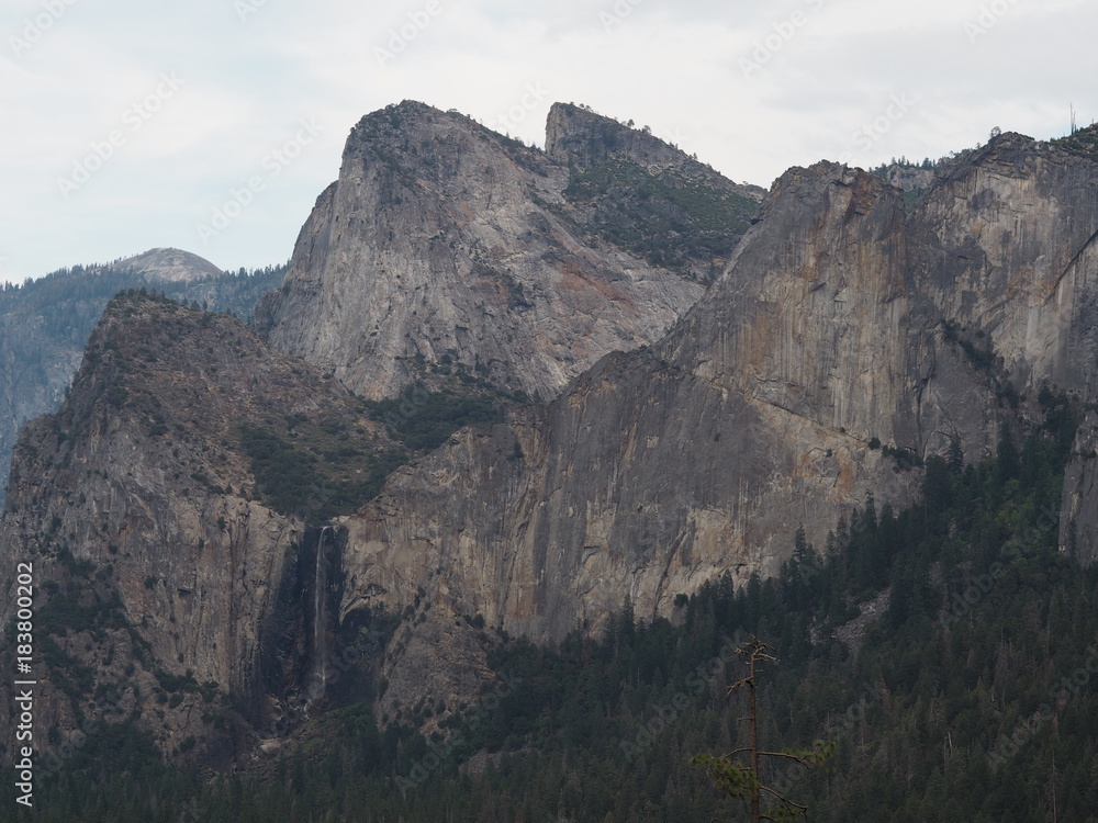 Yosemite. Waterfall Yosemite. Waterfall