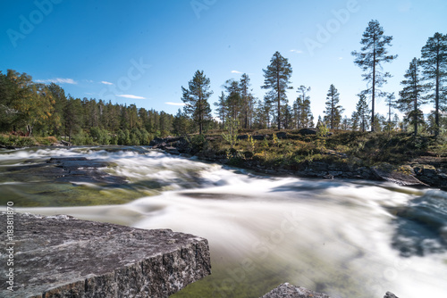 Fluss Norwegen Mo i Rana