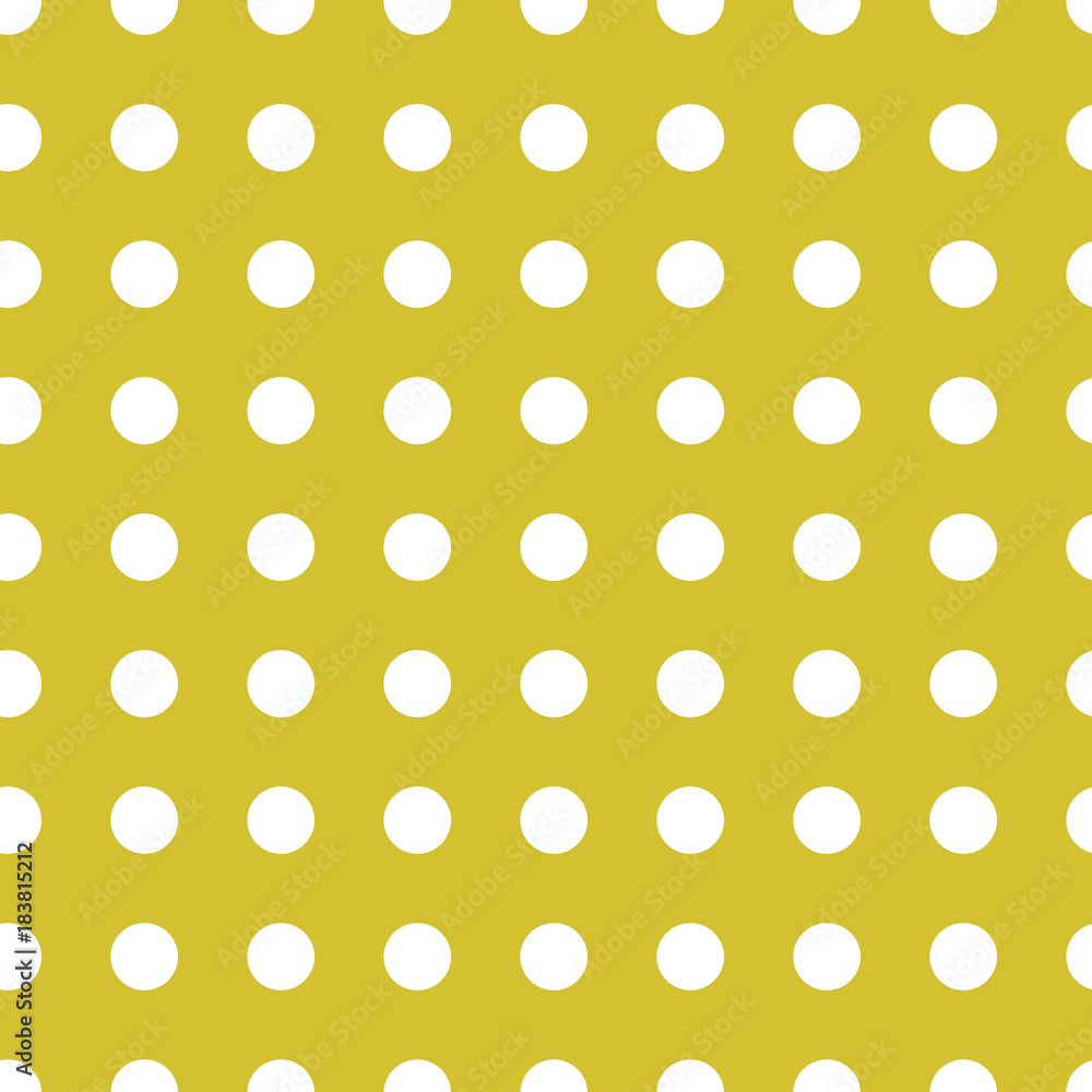 Polka dots gold seamless pattern