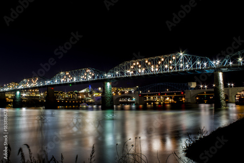 Walking bridge of Chattanooga. © Will-i-amishere