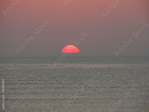 Coucher de soleil à Brettevlle sur Ay