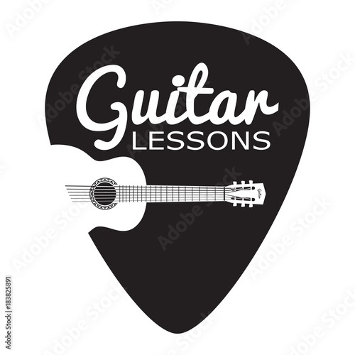 Guitar lessons badge