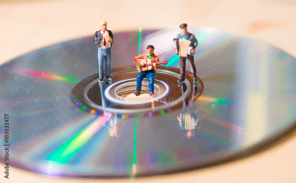 Trio nimmt eine CD auf