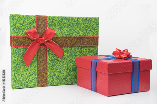 colorful gift packages, new year, Valentine's day.