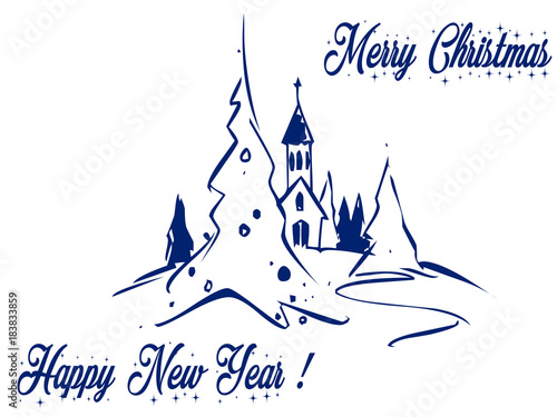 Auguri di buone feste, Natale e Capodanno - Cartoline