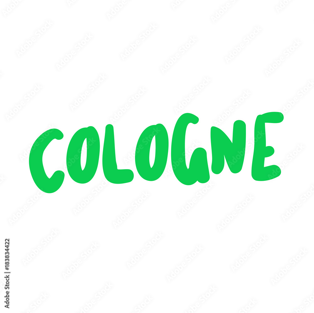 Cologne. Typographic stamp visualisation concept Original series. Cologne. Typographic stamp visualisation concept Original series.