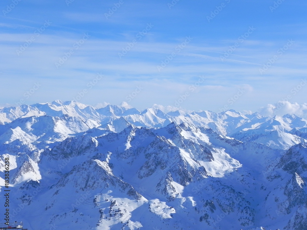 Fotografie Panorama 2 pic du midi de Bigorre