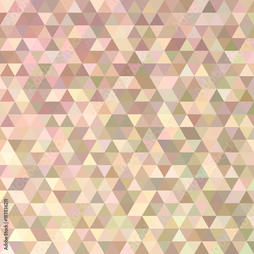Geometric polygonal triangle pattern background - trendy vector mosaic graphic design