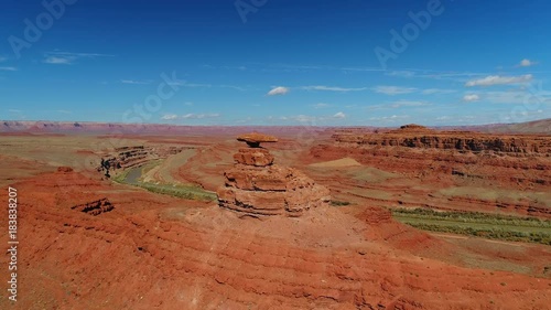 Mexican Hat Rock Formation. Utah. USA.