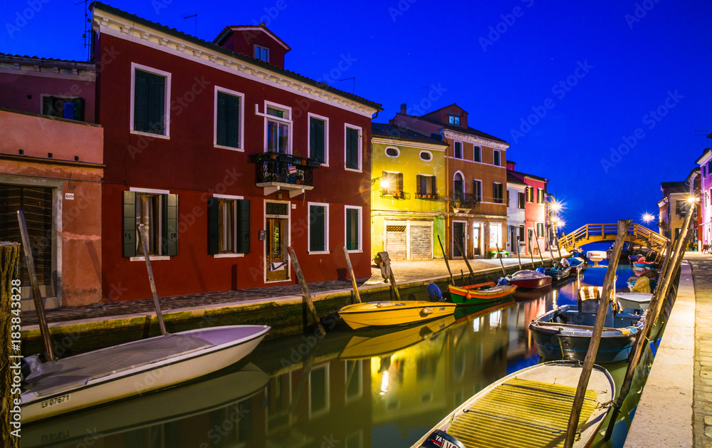 Island. Burano. Italy. Venice