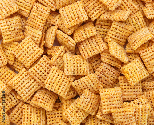 Corn flakes texture background